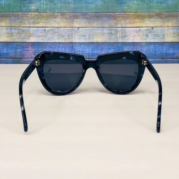 KOMONO Stella Indigo Demi Sunglasses NEW Blue Tortoise Cat Eye main image 10